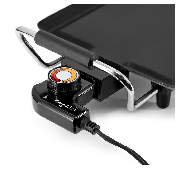 MegaChef 35" Electric Grill with Drip Tray — View 4