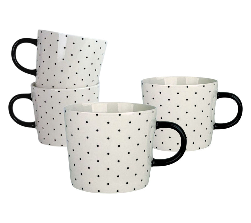 10 Strawberry Street Set of 4 Oogle Polka Dot Mug — View 2