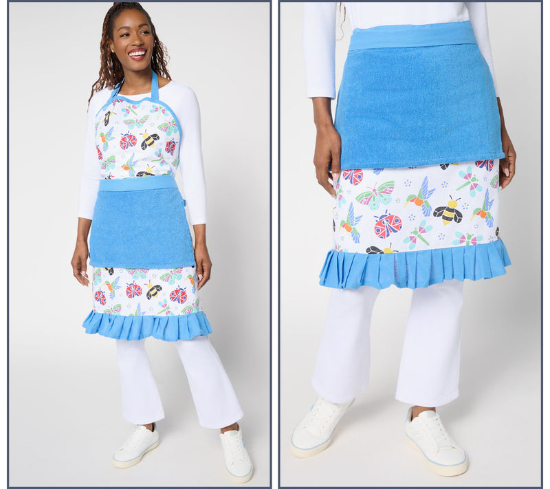 Temp-tations Seasonal Grill & Frill Apron Duo — View 9