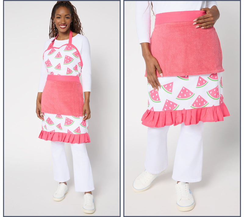 Temp-tations Seasonal Grill & Frill Apron Duo — View 11