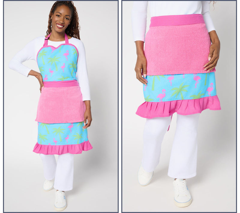 Temp-tations Seasonal Grill & Frill Apron Duo — View 5