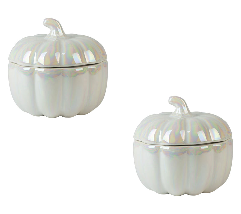 10 Strawberry Street Pumpkin Covered Dish Canister — View 12