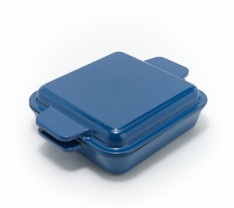 Zakarian byDash 8x8 Nonstick Cast Iron Baker w/ Dual-Purpose Cast Iron Lid — View 7