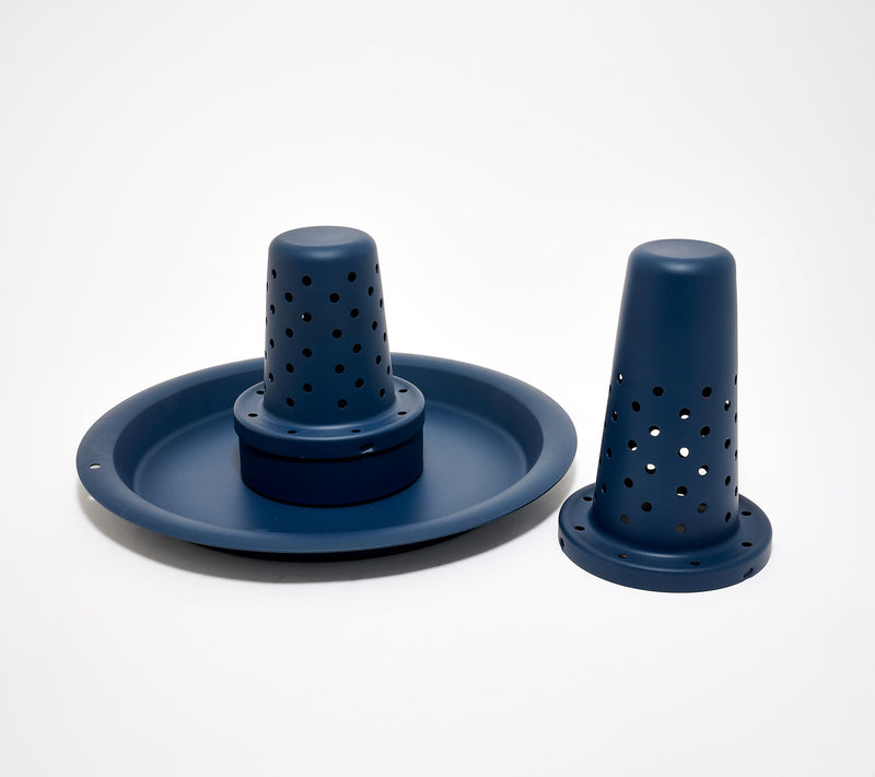 Technique Nonstick Dual Cone Large Rapid Poultry Roaster — View 6