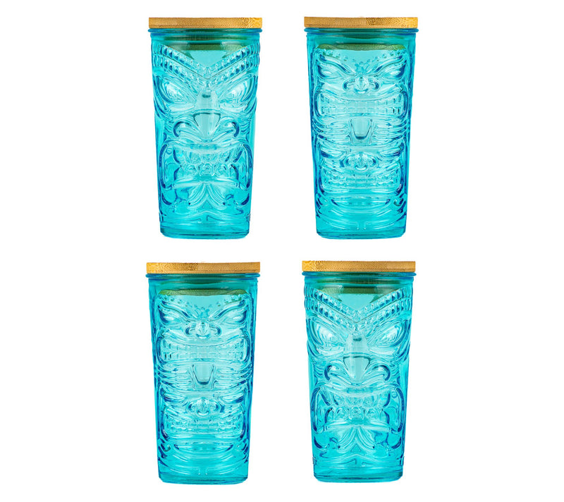 10 Strawberry Street Set of 4 Tiki Glass Sippers — View 13