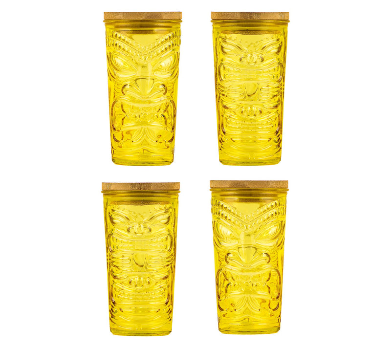 10 Strawberry Street Set of 4 Tiki Glass Sippers — View 16