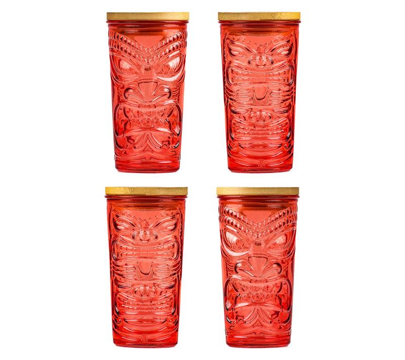 10 Strawberry Street Set of 4 Tiki Glass Sippers — View 7