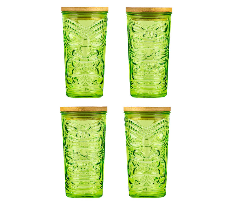 10 Strawberry Street Set of 4 Tiki Glass Sippers — View 3
