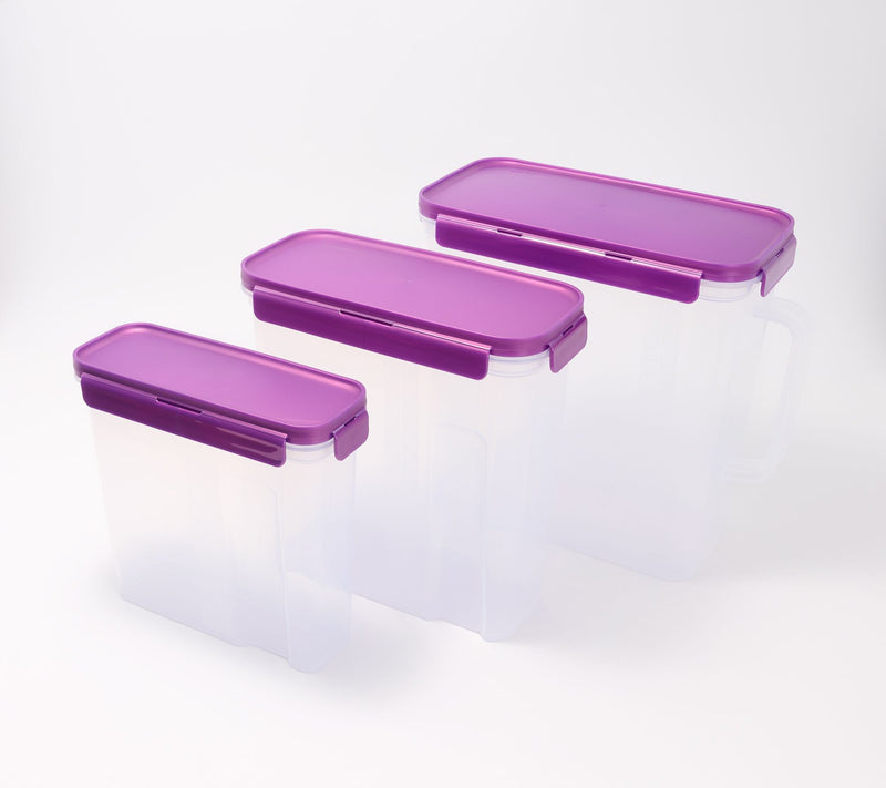 LocknLock 3-Piece Rectangle Pantry Storage Set — View 11