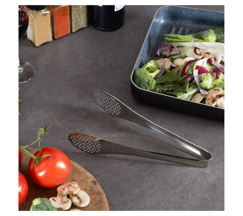 RSVP Large Stainless Steel Straining Tongs — View 2