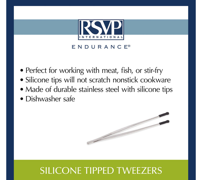 RSVP Silicone Tipped Tweezers — View 5
