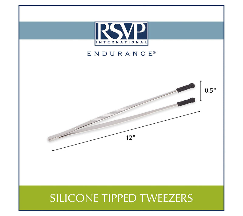 RSVP Silicone Tipped Tweezers — View 6