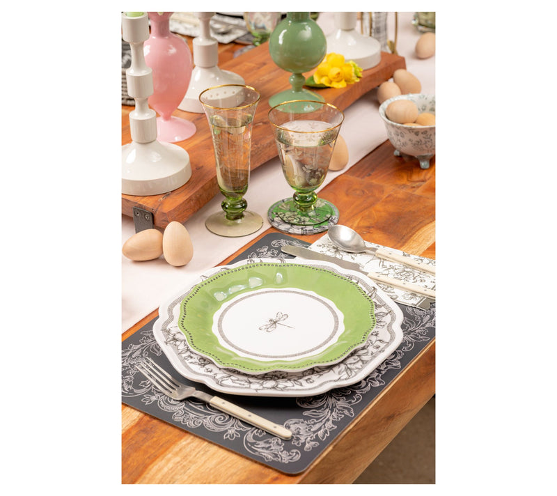 Karma Set of 4 Melamine Salad Plates — View 2