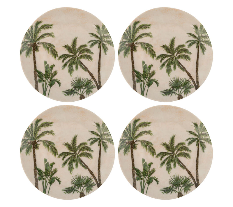 Karma Set of 4 Melamine Salad Plates — Main view