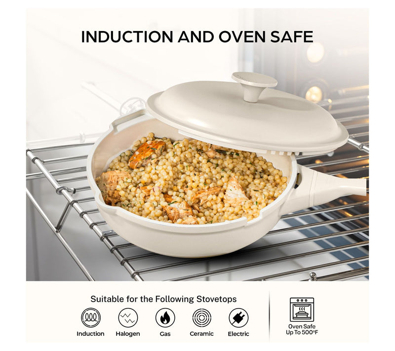 Granitestone Zuka 10-in-1 Everyday 10" Cookingn 6-Piece Set — View 6