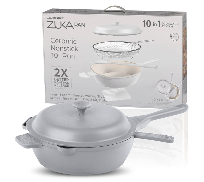 Granitestone Zuka 10-in-1 Everyday 10" Cookingn 6-Piece Set — View 15