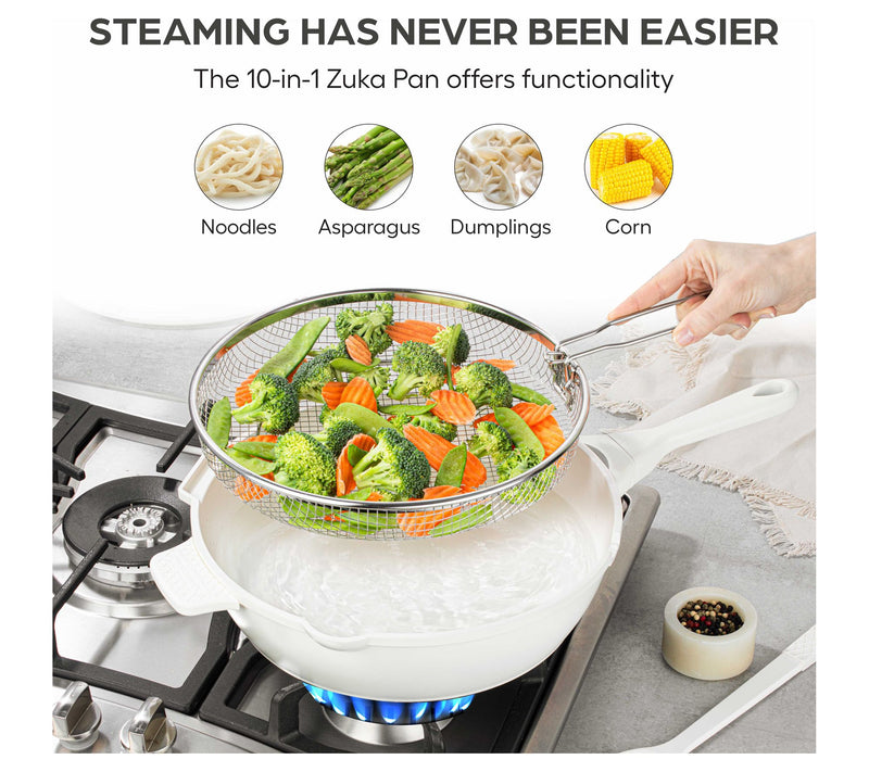 Granitestone Zuka 10-in-1 Everyday 10" Cookingn 6-Piece Set — View 5