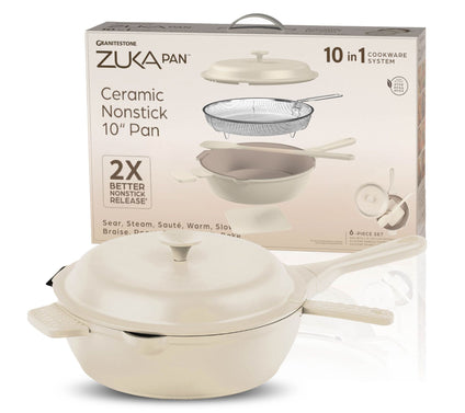 Granitestone Zuka 10-in-1 Everyday 10" Cookingn 6-Piece Set