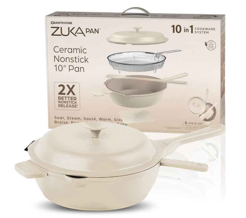 Granitestone Zuka 10-in-1 Everyday 10" Cookingn 6-Piece Set — Main view