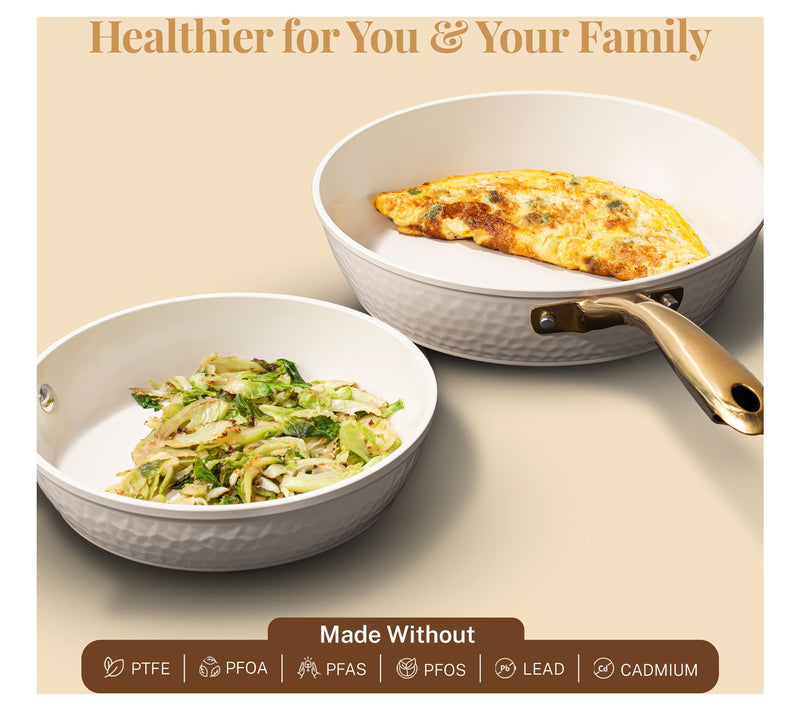 Gotham Steel 10-Piece Hammered Nonstick CeramicCookware Set — View 5