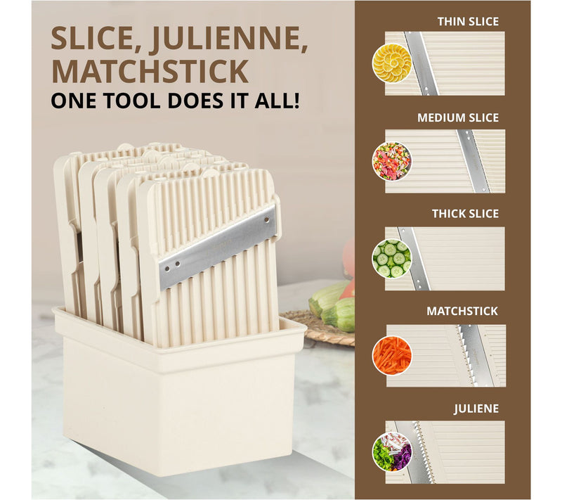 NutriSlicer 5-in-1 Standing Upright Multifunctional Mandoline — View 9