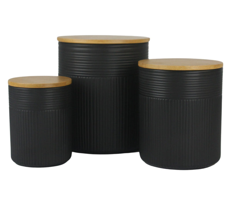 10 Strawberry Street Luca Embossed 3-Piece Canister Set — View 9