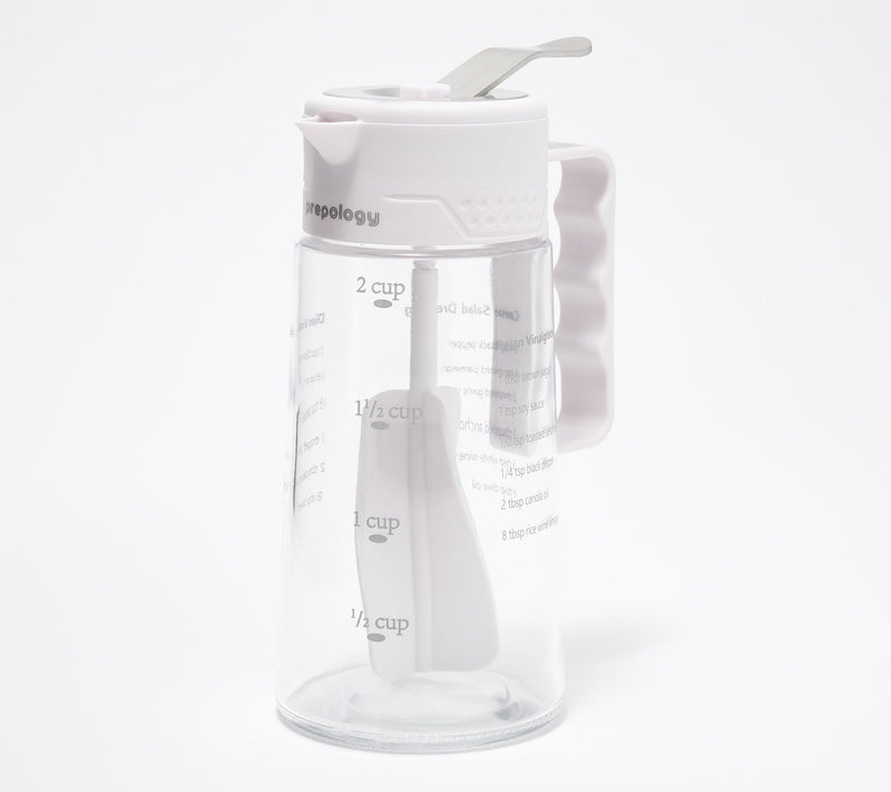 Prepology 17-oz Glass Salad Dressing & Marinade Mixer — View 13