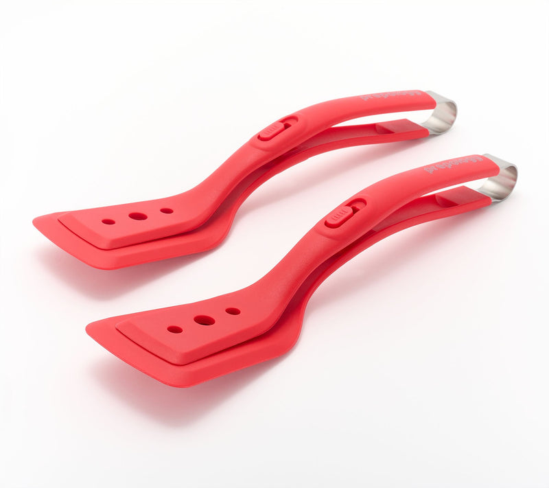 Prepology S/2 Silicone Locking Spatula Tongs — View 10