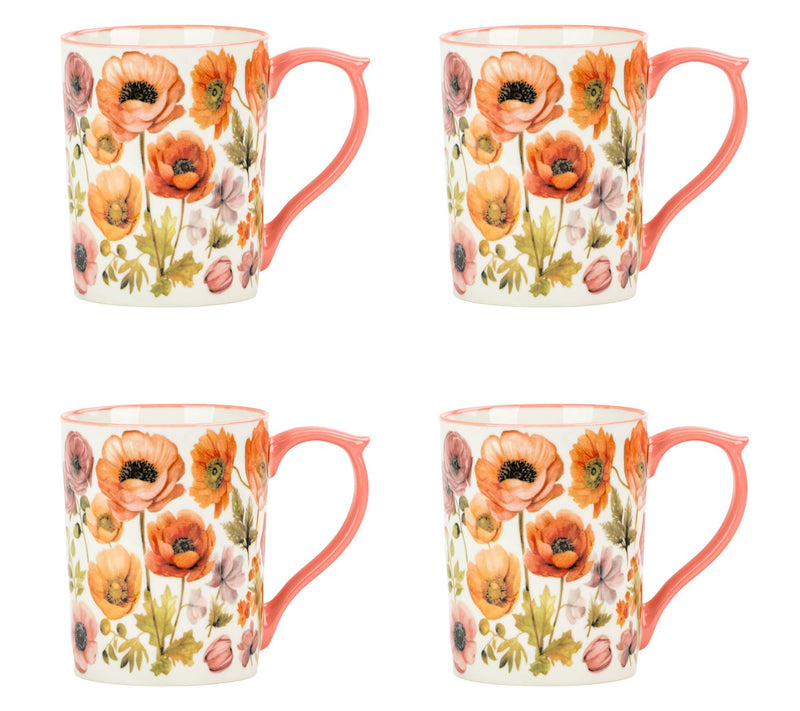 10 Strawberry Street Set of 4 Sylvie Mugs — Main view