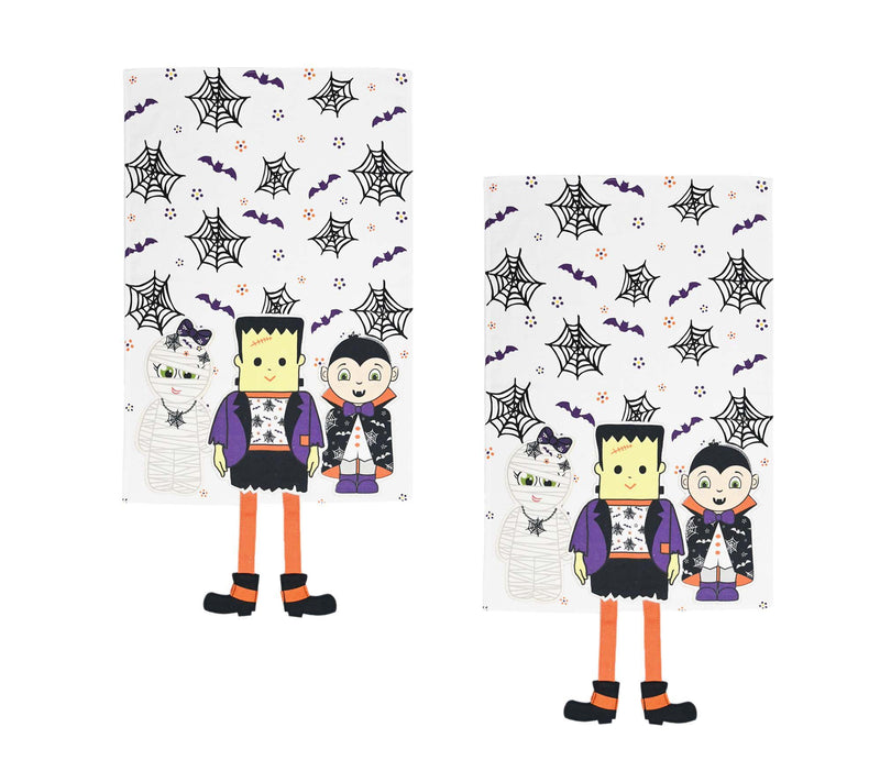 Temp-tations Seasonal Set of 2 Dangling Leg Towels — Main view