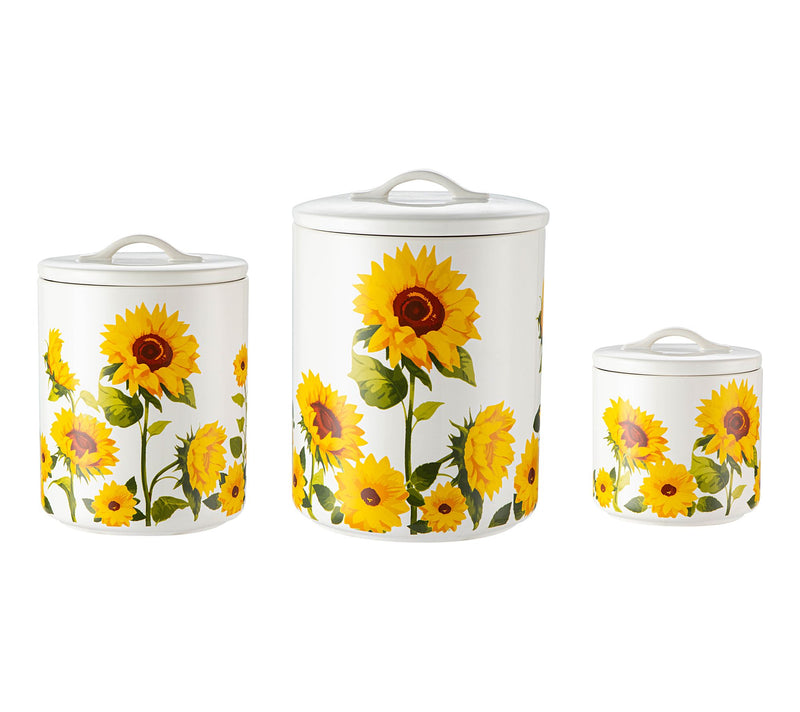 Temp-tations Set of 3 Nesting Canisters with Silicone Seals — Main view