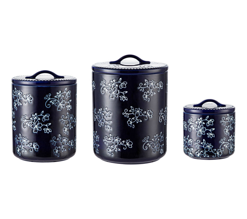 Temp-tations Set of 3 Nesting Canisters with Silicone Seals — View 7
