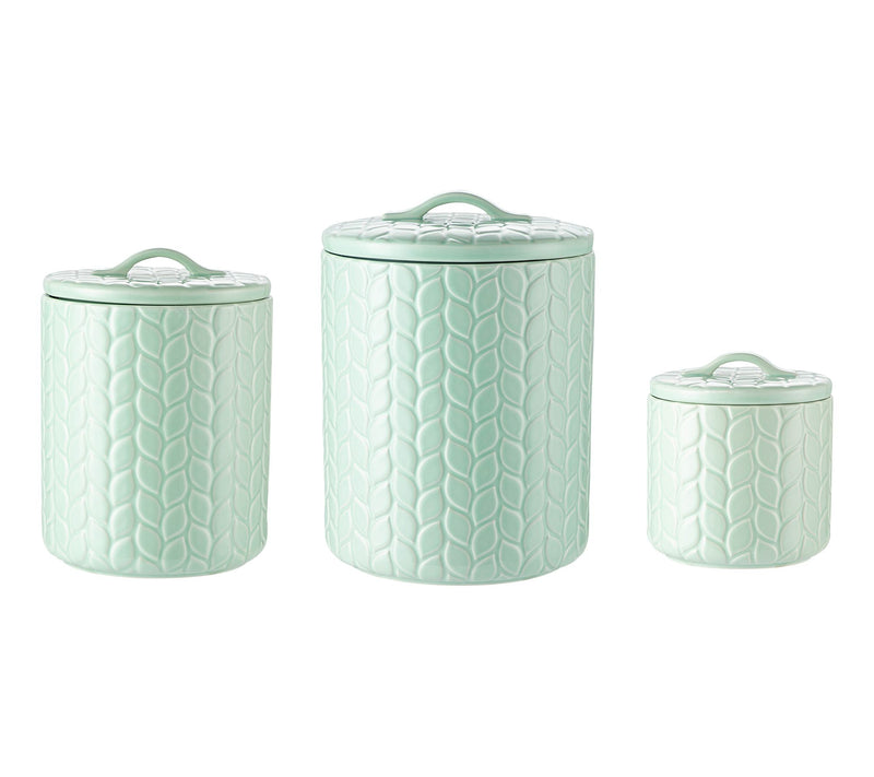 Temp-tations Set of 3 Nesting Canisters with Silicone Seals — View 3