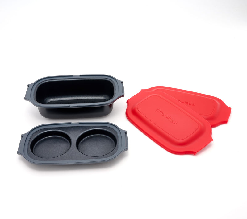 Prepology 2pc Multi-Use Microwave Breakfast Set — Main view