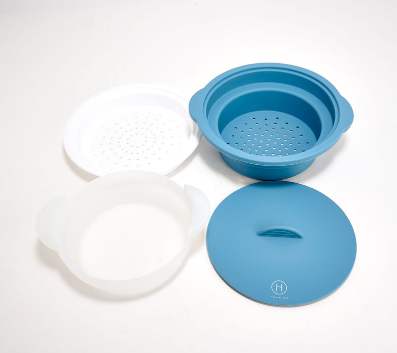 Henning Lee Microwave & Stovetop Colander Steaming Set — View 2