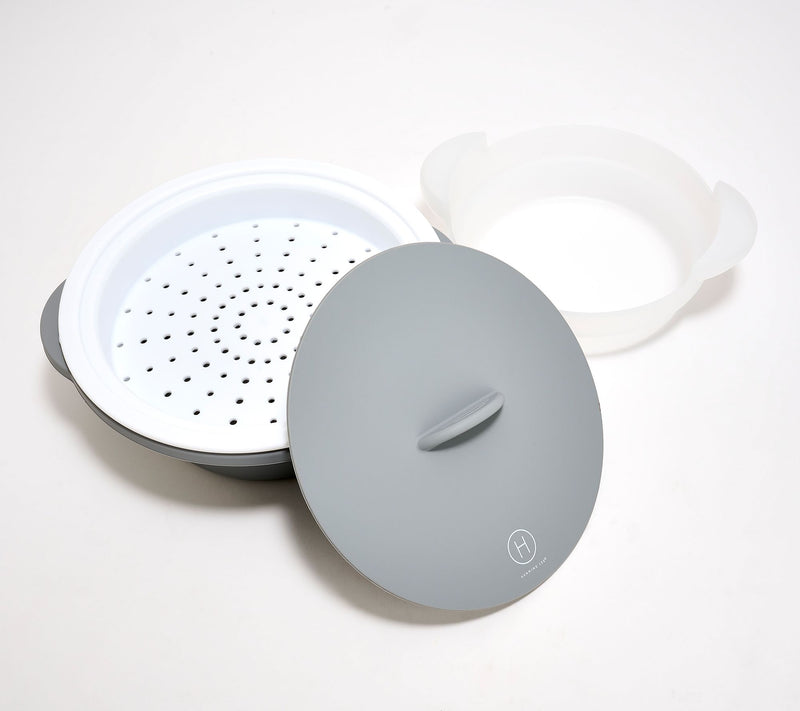 Henning Lee Microwave & Stovetop Colander Steaming Set — View 7