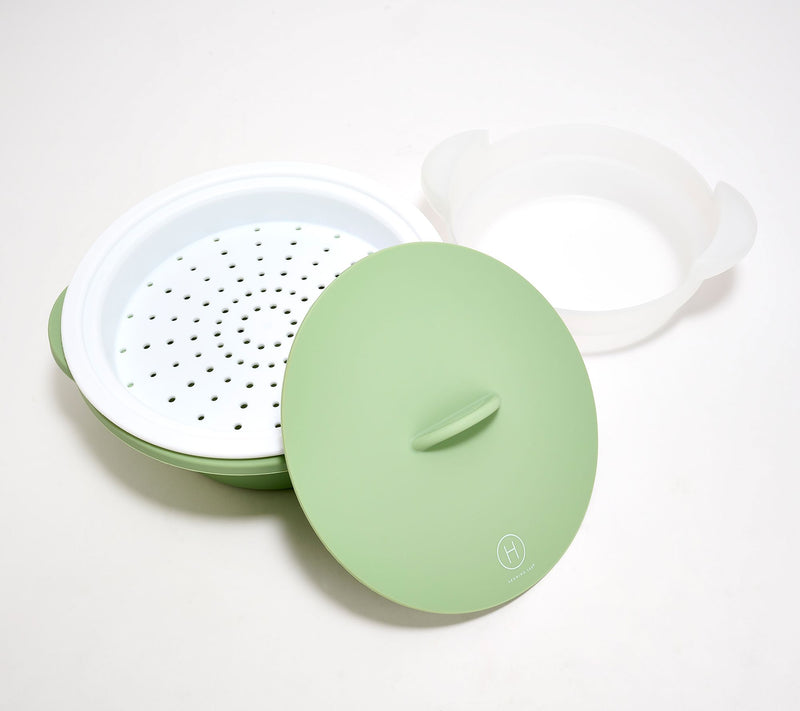 Henning Lee Microwave & Stovetop Colander Steaming Set — View 8