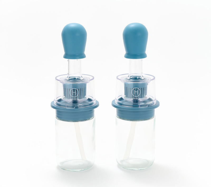 Henning Lee Set of 2 Basting Brushes w/ 6-oz Bottles — View 3