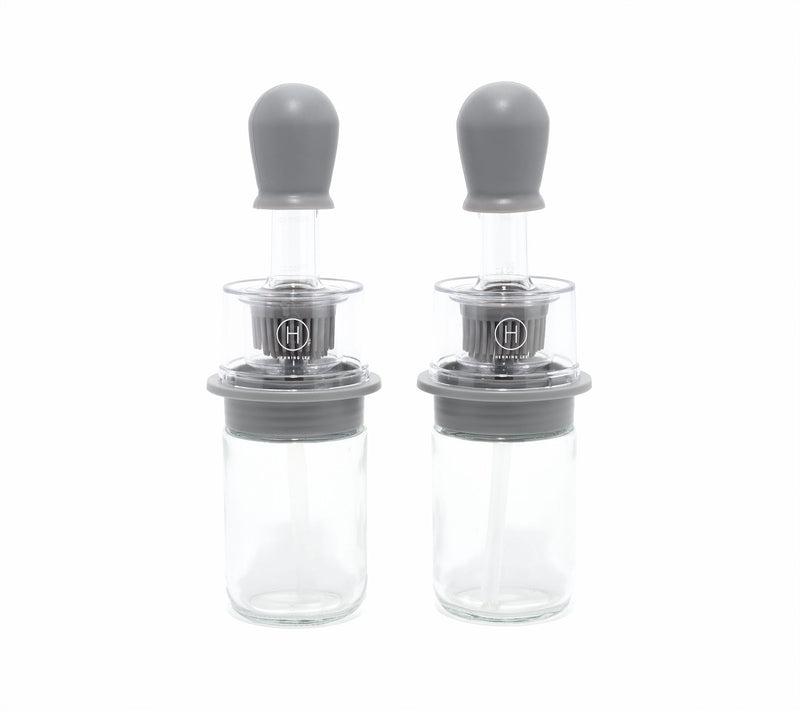Henning Lee Set of 2 Basting Brushes w/ 6-oz Bottles — View 6