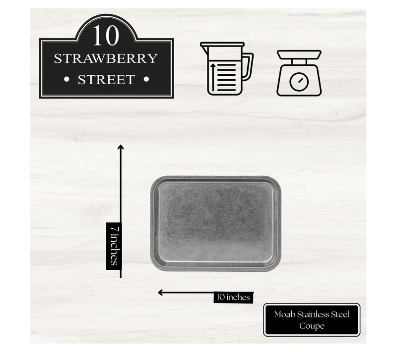 10 Strawberry Street Set of 6 Moab Dinnerware,7x10" Rectangle — View 4