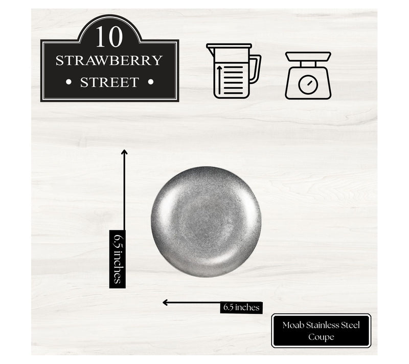 10 Strawberry Street Set of 6 Moab Dinnerware,6.5"  Round — View 4