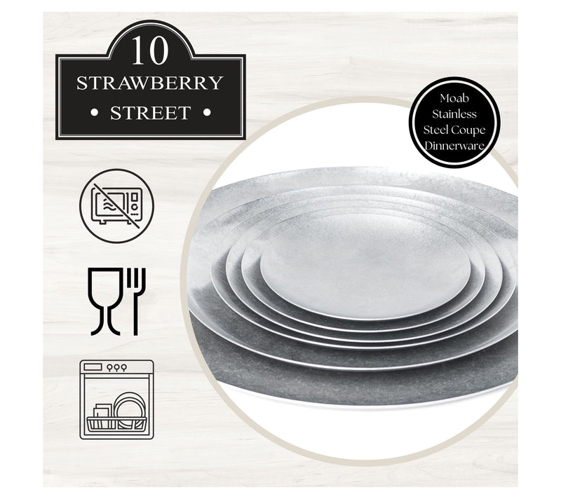 10 Strawberry Street Set of 6 Moab Dinnerware,6.5"  Round — View 3