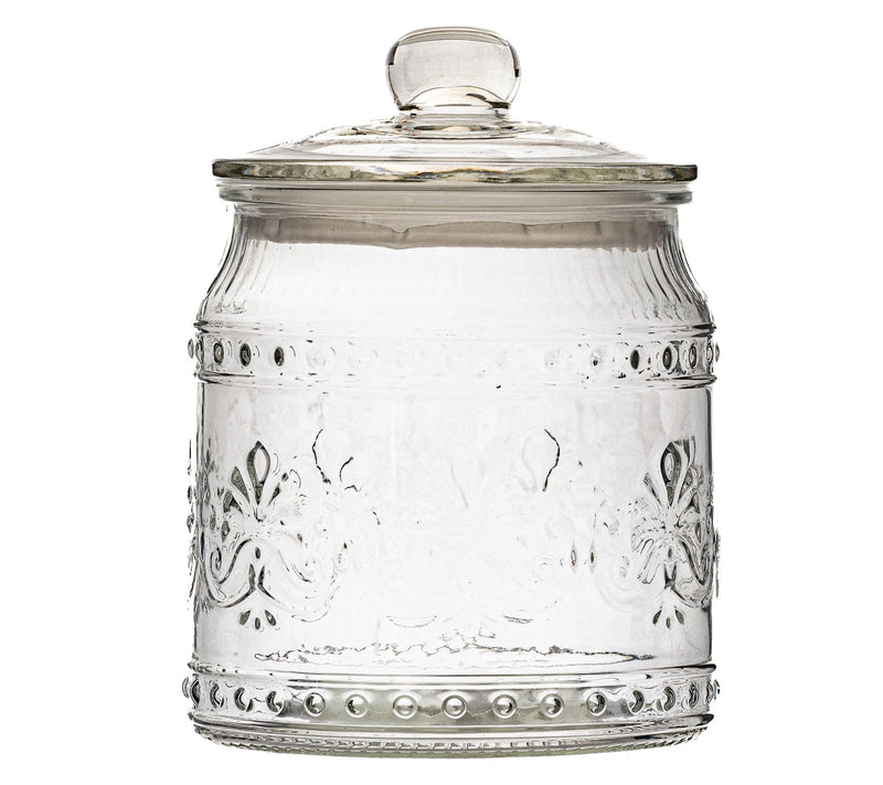 10 Strawberry Street Set of 2 Wentworth Glass Canister — View 6