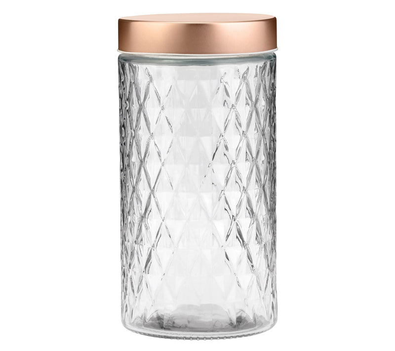 10 Strawberry Street 3pc Desmond Textured GlassCanister Set — View 2