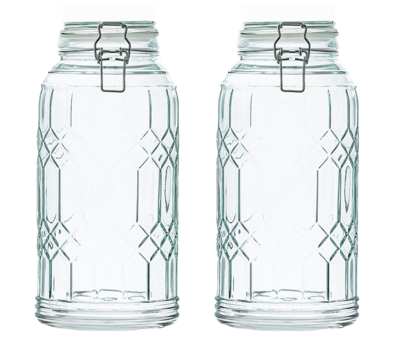 10 Strawberry Street Set of 2 Bleeker Glass Canister, Large — View 3