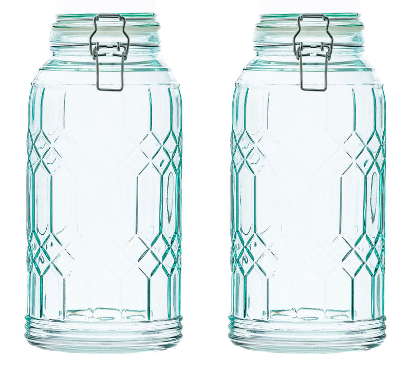 10 Strawberry Street Set of 2 Bleeker Glass Canister, Large — View 17