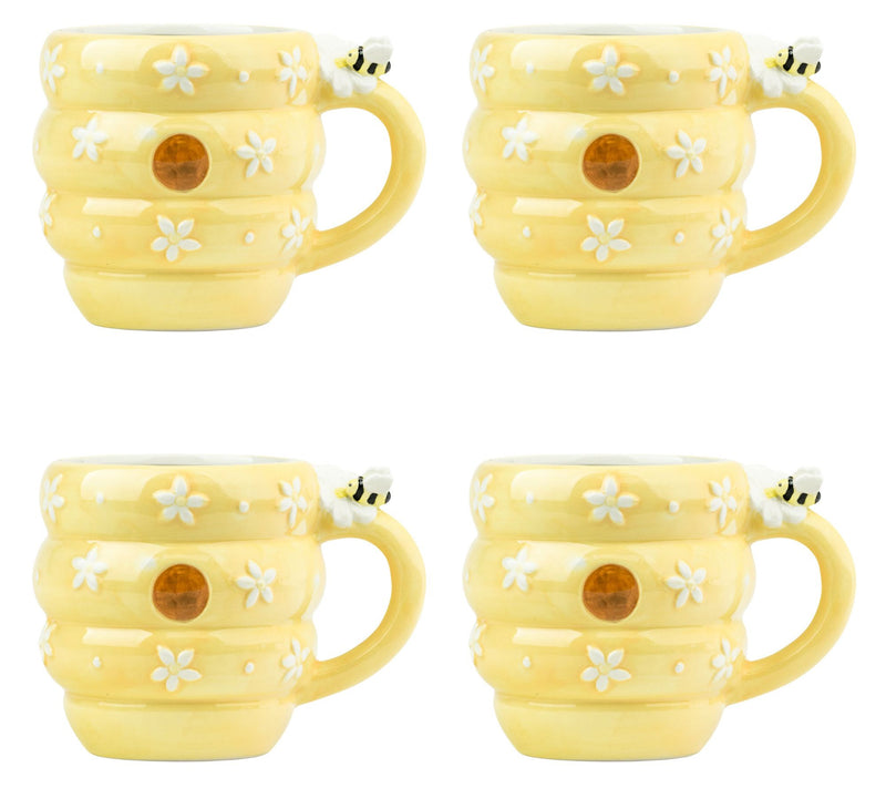 10 Strawberry Street Set of 4 Figural Mugs — Main view