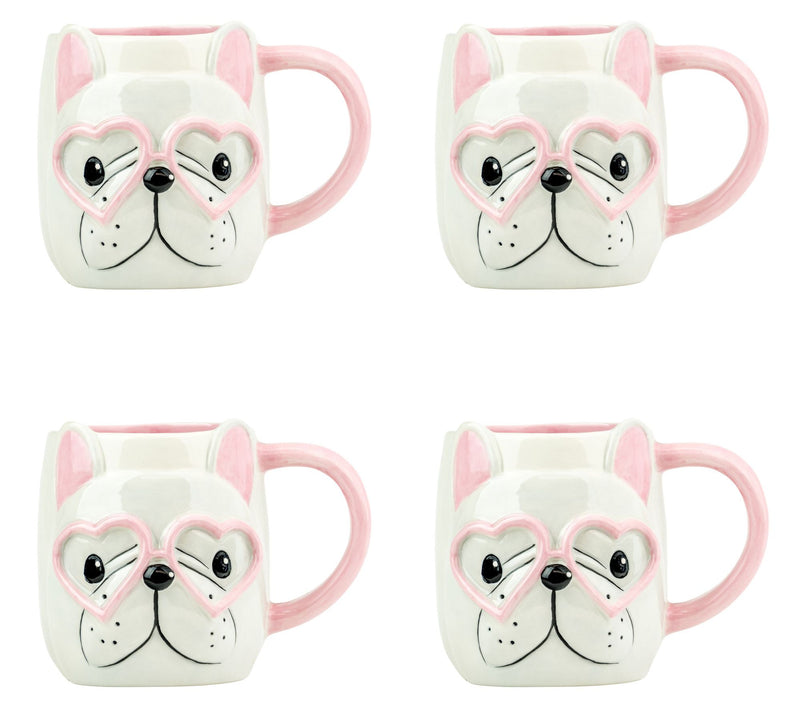 10 Strawberry Street Set of 4 Figural Mugs — View 14