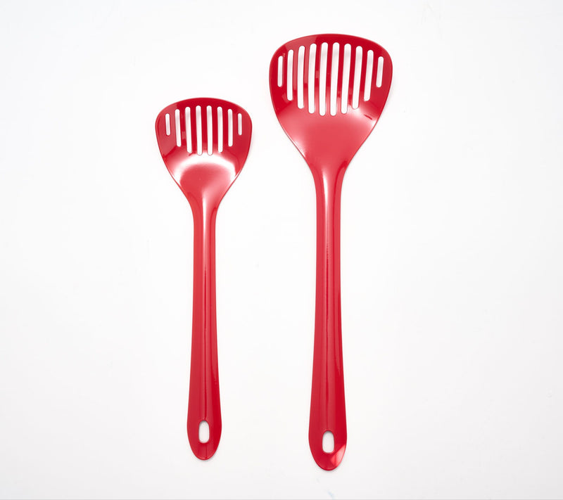 Mad Hungry 2pc Lrg & Small Enamel Coated Kitchamajig Set — Main view