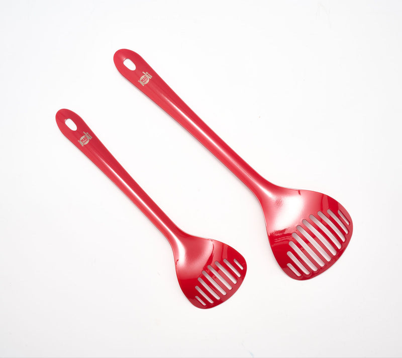Mad Hungry 2pc Lrg & Small Enamel Coated Kitchamajig Set — View 10
